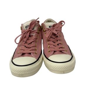 Converse Chuck Taylor All Star Faux Fur Madison Canvas Rose Color Sz 11